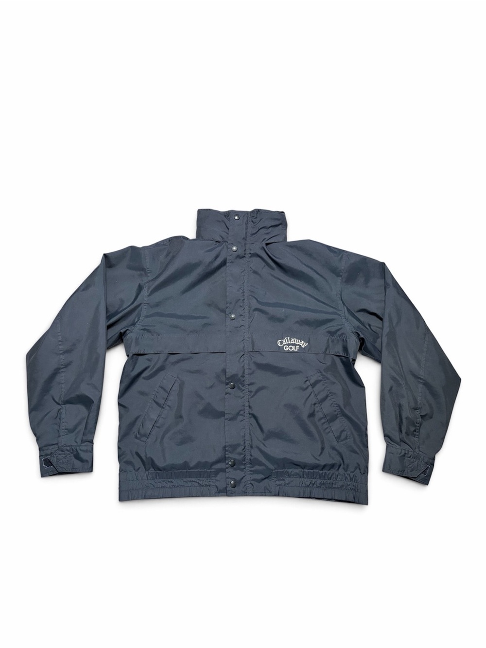 Callaway Golf Nordstrom Navy Hooded Windbreaker Jacket Mens Large RN58665